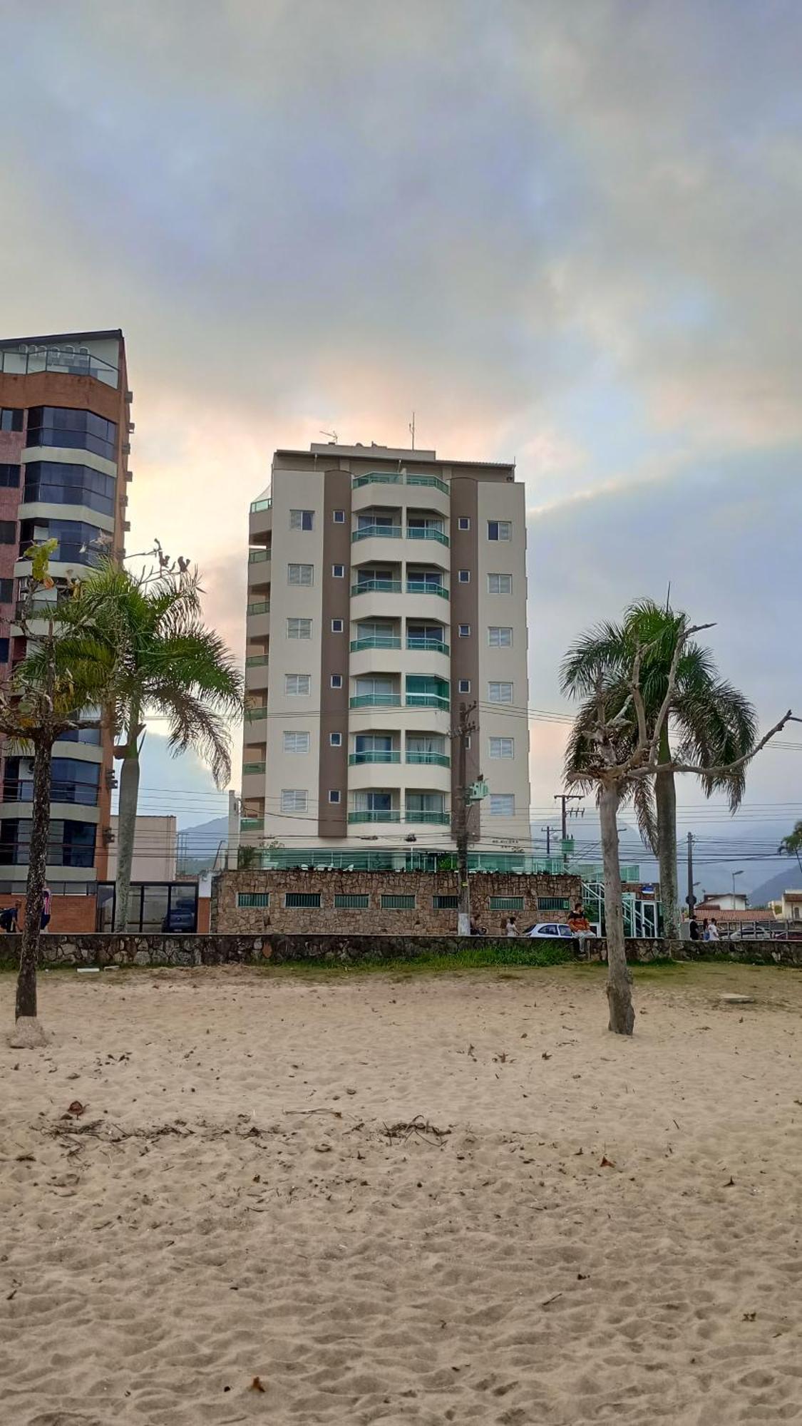 Ap Na Avenida Da Praia 卡拉瓜塔图巴 外观 照片