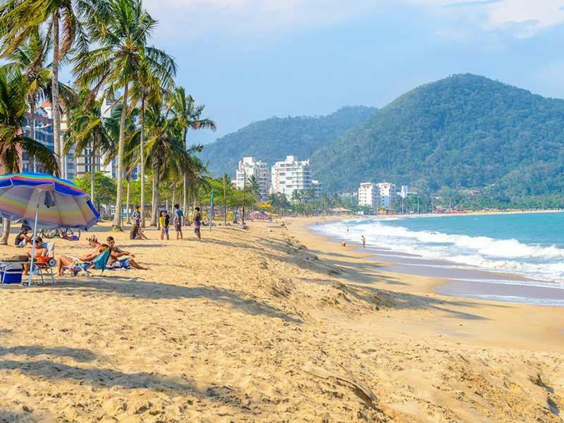 Ap Na Avenida Da Praia 卡拉瓜塔图巴 外观 照片